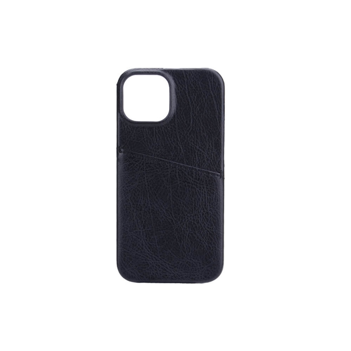 Onsala Mobilskal Svart med Kortfack iPhone 13 Mini in the group SMARTPHONE & TABLETS / Phone cases / Apple / iPhone 13 Mini / Cases at TP E-commerce Nordic AB (C00741)