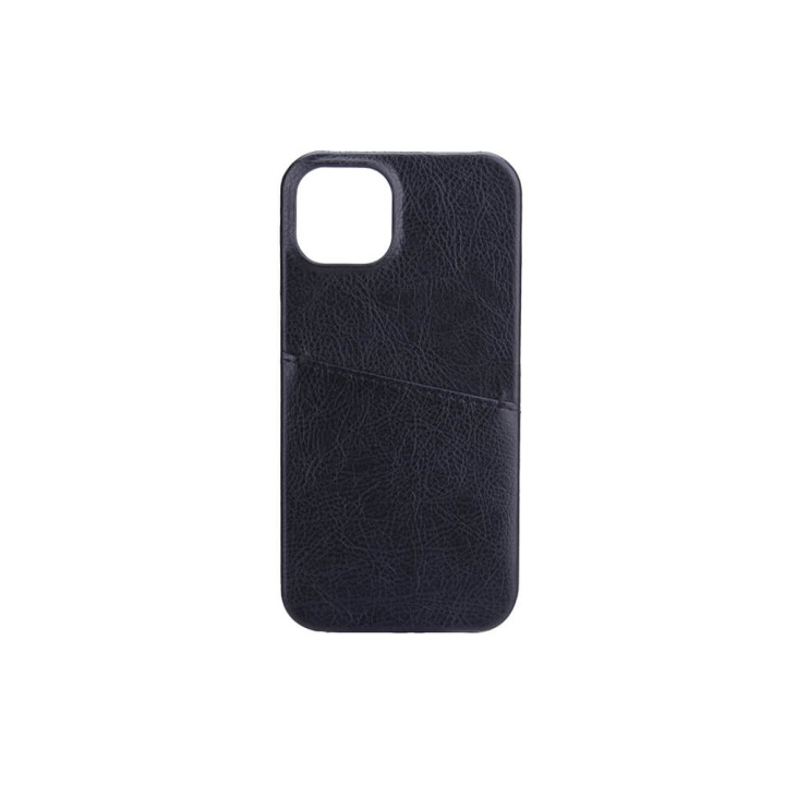 ONSALA Mobile Cover Black with Cardpocket iPhone 13 in the group SMARTPHONE & TABLETS / Phone cases / Apple / iPhone 13 / Cases at TP E-commerce Nordic AB (C00742)