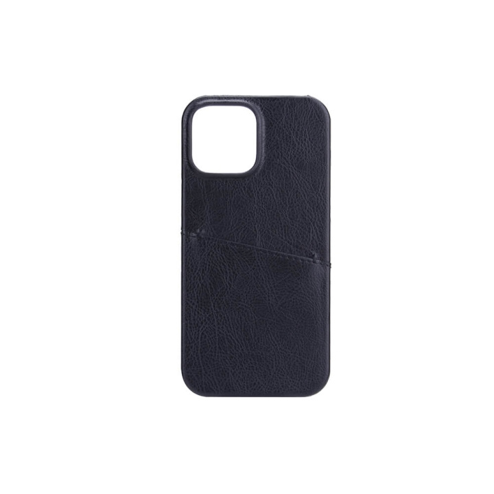 Onsala Mobile Cover Black with Cardpocket iPhone 13 Pro Max in the group SMARTPHONE & TABLETS / Phone cases / Apple / iPhone 13 Pro Max / Cases at TP E-commerce Nordic AB (C00744)