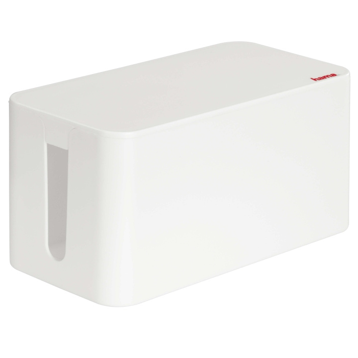 HAMA CABLE BOX MINI, WHITE in the group HOME ELECTRONICS / Cables & Adapters / Kable management at TP E-commerce Nordic AB (C00825)
