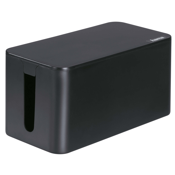 HAMA CABLE BOX MINI, BLACK in the group HOME ELECTRONICS / Cables & Adapters / Kable management at TP E-commerce Nordic AB (C00827)