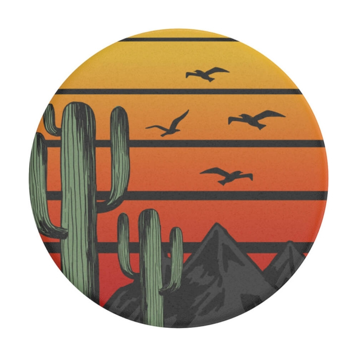 PopSockets Saguaro Sunset Removable Grip with Standfunction in the group SMARTPHONE & TABLETS / Other accessories / Popsockets at TP E-commerce Nordic AB (C01388)