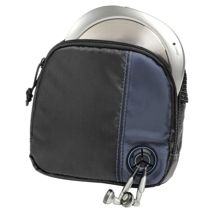 Hama CD-player Bag incl. 3x CDs Black/Blue in the group HOME ELECTRONICS / Storage media / CD/DVD/BD-Discs / CD/DVD storage at TP E-commerce Nordic AB (C01409)
