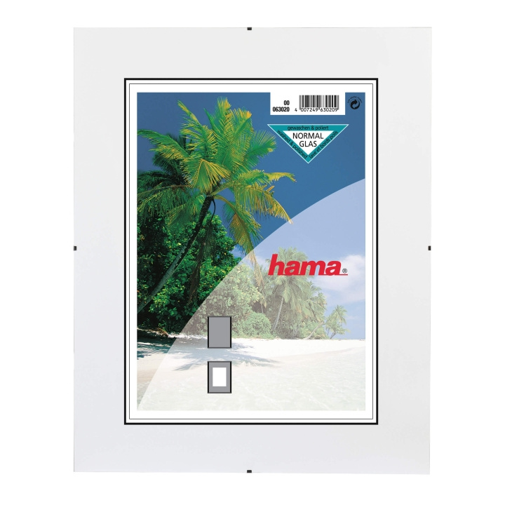 HAMA Clip-Fix Frameless Picture Ho lder, normal glass, 21 x 29.7 in the group HOME, HOUSEHOLD & GARDEN / Interior / Picture frames at TP E-commerce Nordic AB (C01423)