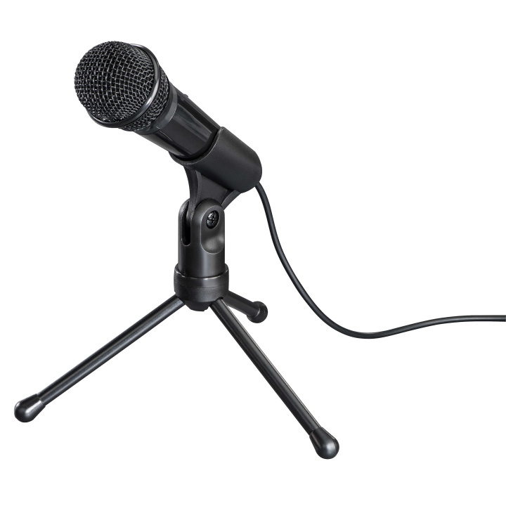 HAMA Microphone MIC-P35 Allround 3.5mm Svart in the group COMPUTERS & PERIPHERALS / Computer accessories / Microphones at TP E-commerce Nordic AB (C01429)