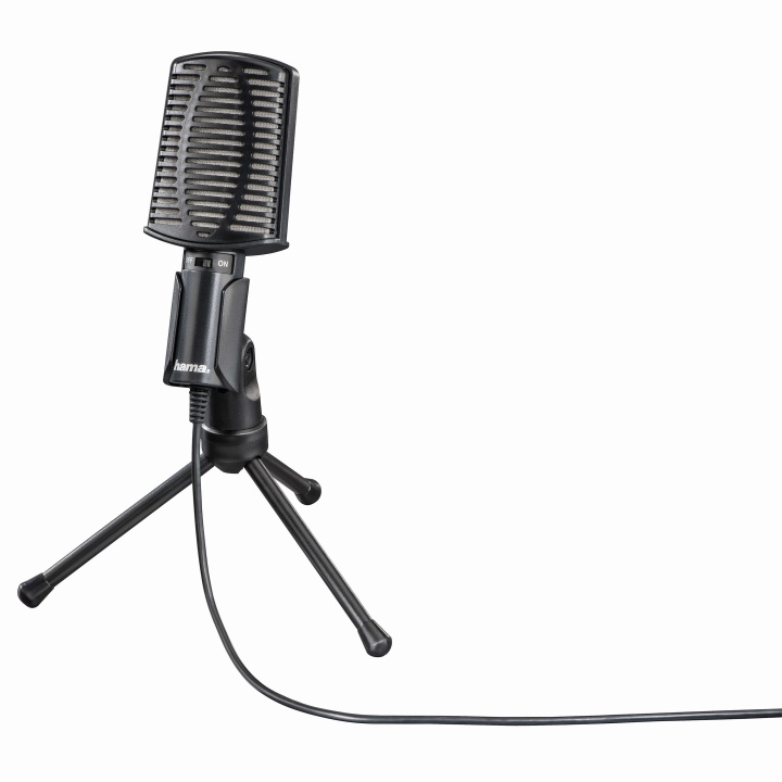 HAMA Microphone MIC-USB Allround USB Svart in the group COMPUTERS & PERIPHERALS / Computer accessories / Microphones at TP E-commerce Nordic AB (C01430)
