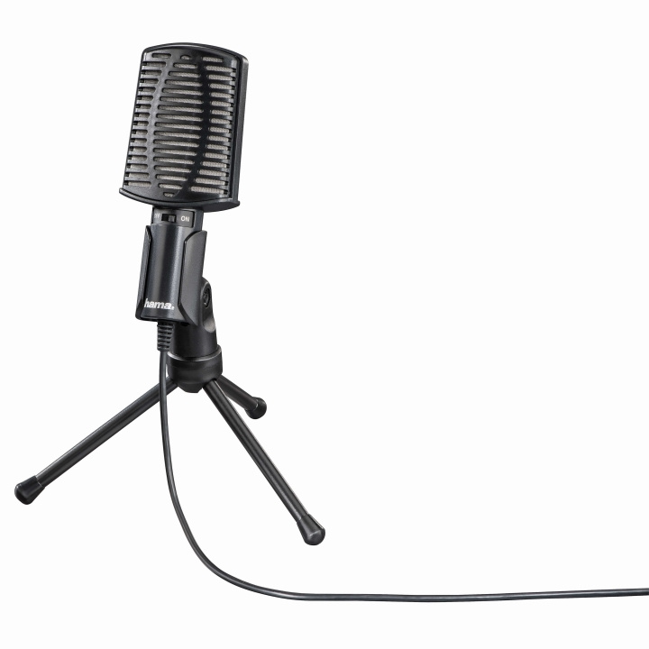 Hama Microphone MIC-USB Allround USB Svart in the group COMPUTERS & PERIPHERALS / Computer accessories / Microphones at TP E-commerce Nordic AB (C01430)