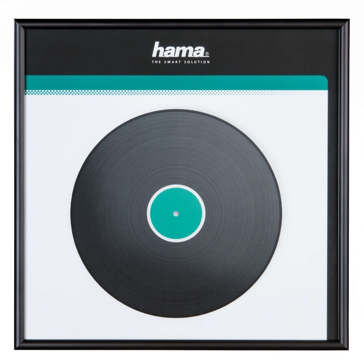Hama Ram för LP-skiva Aluminium Svart 31.5x31.5cm in the group HOME, HOUSEHOLD & GARDEN / Interior / Picture frames at TP E-commerce Nordic AB (C01440)