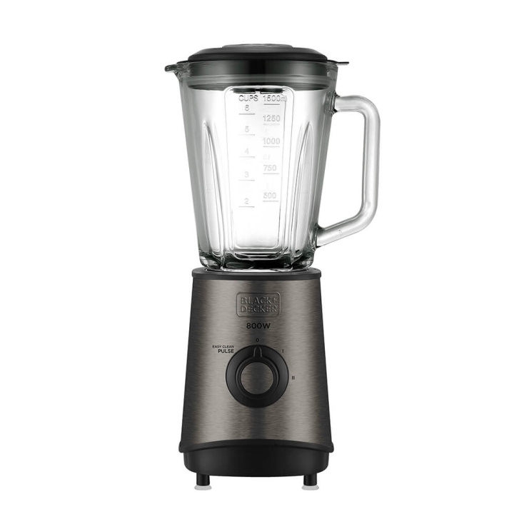 BLACK+DECKER Blender 800W Brushed Steel in the group HOME, HOUSEHOLD & GARDEN / Household appliances / Food processor & Kitchen appliances / Mixer & Blenders at TP E-commerce Nordic AB (C01487)