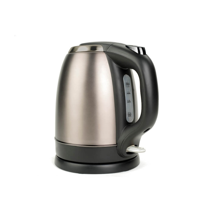 BLACK+DECKER Kettle 1,2L Brushed Steel in the group HOME, HOUSEHOLD & GARDEN / Household appliances / Water & Juice / Kettles at TP E-commerce Nordic AB (C01498)
