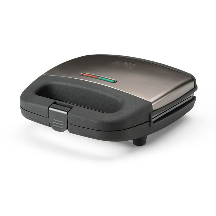 BLACK+DECKER Sandwich Toaster 2-Slice 750W in the group HOME, HOUSEHOLD & GARDEN / Household appliances / Toasters & Bread grills / Table grills & Raclette at TP E-commerce Nordic AB (C01500)