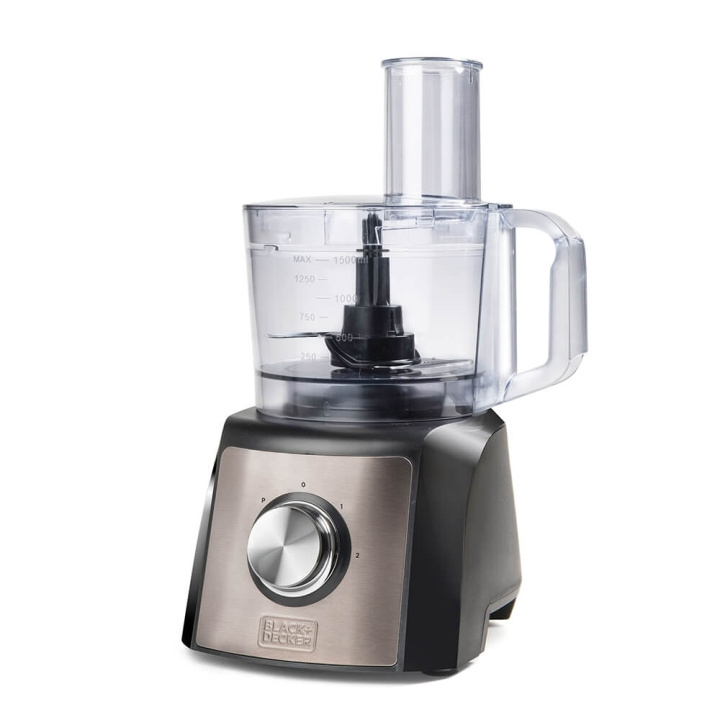 BLACK+DECKER Matberedare 1200W Brushed in the group HOME, HOUSEHOLD & GARDEN / Household appliances / Food processor & Kitchen appliances / Food processors at TP E-commerce Nordic AB (C01509)