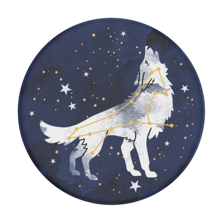 PopSockets Sirius Wolf Removable Grip with Standfunction in the group SMARTPHONE & TABLETS / Other accessories / Popsockets at TP E-commerce Nordic AB (C01525)