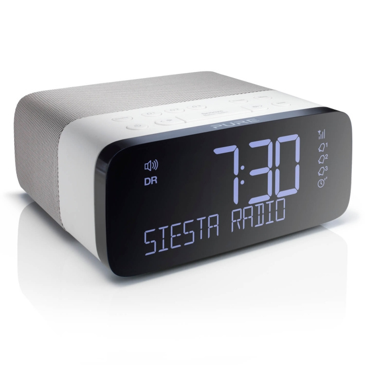 PURE Siesta Rise Klockradio FM/DAB/DAB+ in the group HOME ELECTRONICS / Audio & Picture / Home cinema, Hifi & Portable / Radio & Alarm clocks / Clock radio at TP E-commerce Nordic AB (C01536)