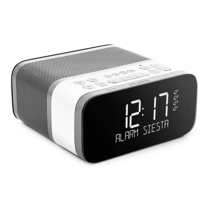 PURE FM/DAB/DAB+/BT Siesta S6 Clockradio Polar in the group HOME ELECTRONICS / Audio & Picture / Home cinema, Hifi & Portable / Radio & Alarm clocks / Clock radio at TP E-commerce Nordic AB (C01539)