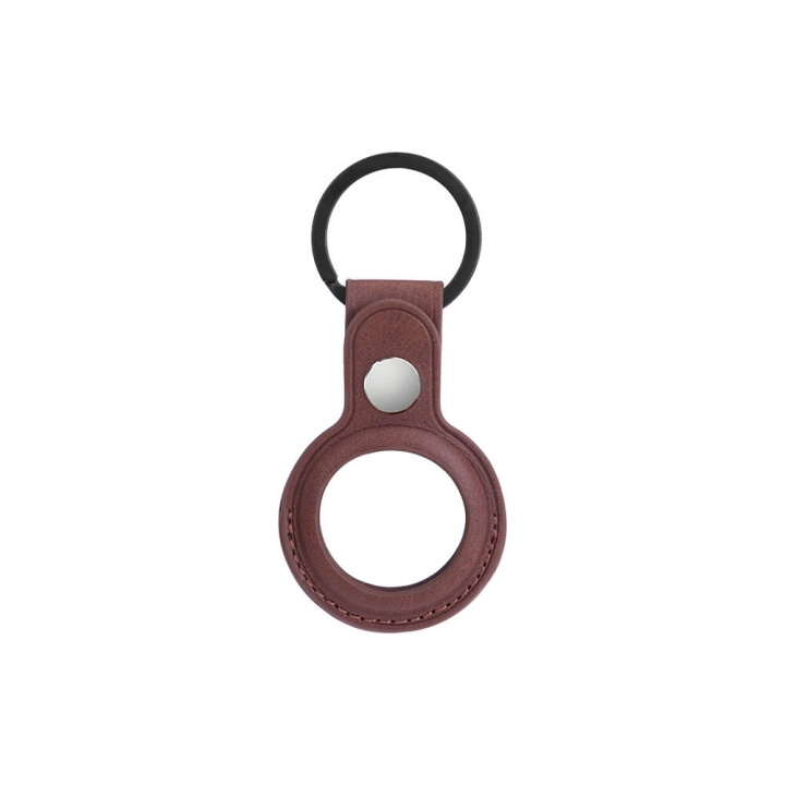Onsala Airtag Hållare Brun med Nyckelring in the group SMARTPHONE & TABLETS / Other accessories / Other at TP E-commerce Nordic AB (C01541)