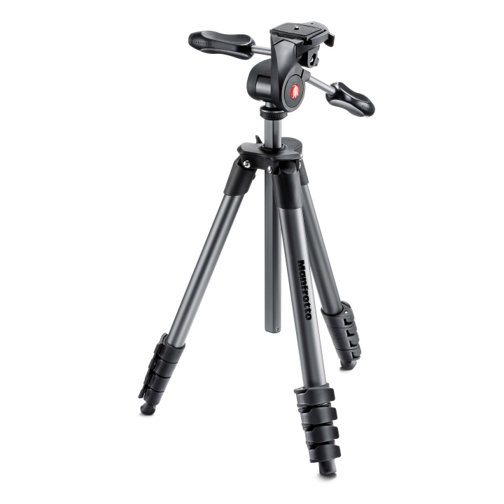 Manfrotto Tripod kit Compact MKCOMPACTA DV, Black in the group HOME ELECTRONICS / Photo & Video / Photo equipment / Tripod at TP E-commerce Nordic AB (C01551)