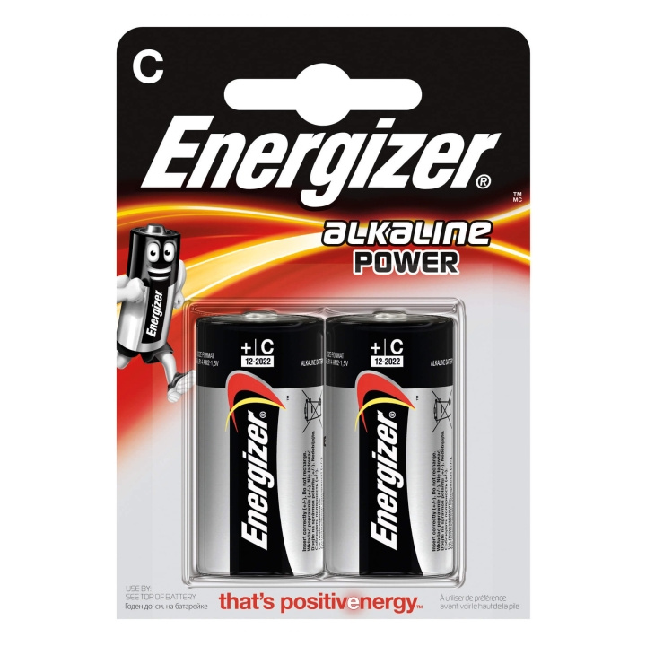 ENERGIZER Battery C/LR14 Alkaline Power 2-p. in the group HOME ELECTRONICS / Batteries & Chargers / Batteries / Other at TP E-commerce Nordic AB (C01578)
