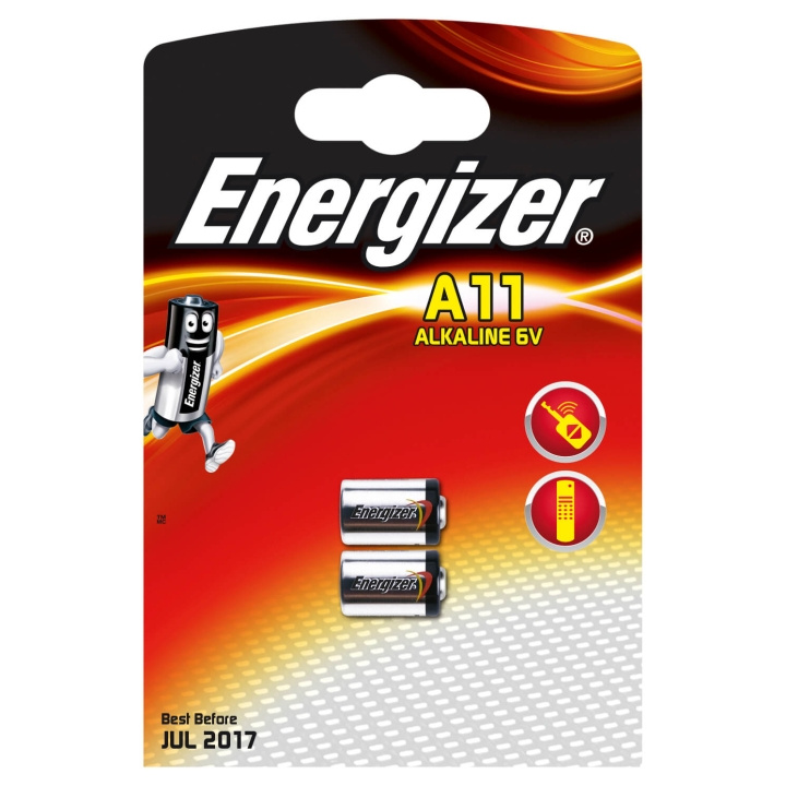 ENERGIZER Battery A11/E11A Alkaline 2-pack in the group HOME ELECTRONICS / Batteries & Chargers / Batteries / Other at TP E-commerce Nordic AB (C01583)