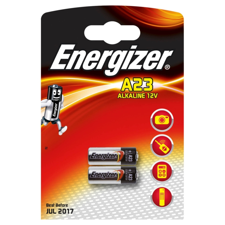 ENERGIZER Battery A23/E23A Alkaline 2-p in the group HOME ELECTRONICS / Batteries & Chargers / Batteries / Other at TP E-commerce Nordic AB (C01584)