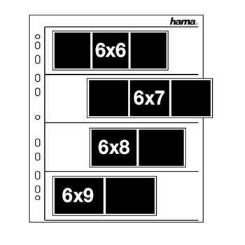 Hama Negative Sleeves, medium size format, glassine in the group HOME ELECTRONICS / Photo & Video / Photo equipment / Other at TP E-commerce Nordic AB (C01659)