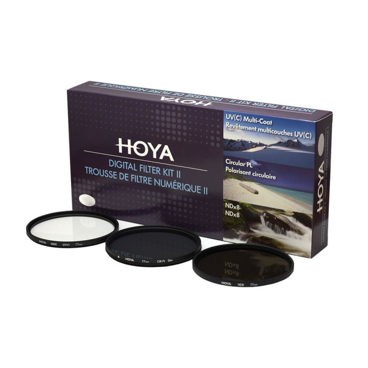 Hoya Filterkit UV(C) Pol.Circ. NDx8 52mm in the group HOME ELECTRONICS / Photo & Video / Photo equipment / Camera filters / Polarizing filters at TP E-commerce Nordic AB (C01705)