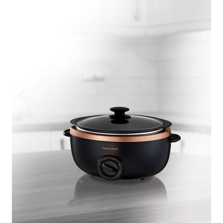 Slow Cooker Rosegold 6,5L in the group HOME, HOUSEHOLD & GARDEN / Household appliances / Slowcookers at TP E-commerce Nordic AB (C01742)
