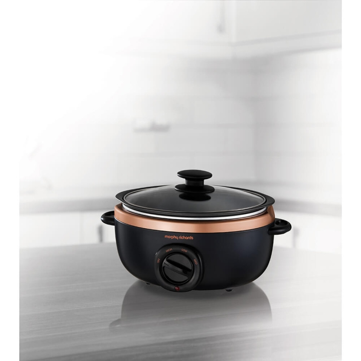 Morphy Richards Slow Cooker Rosegold 3,5L in the group HOME, HOUSEHOLD & GARDEN / Household appliances / Slowcookers at TP E-commerce Nordic AB (C01743)