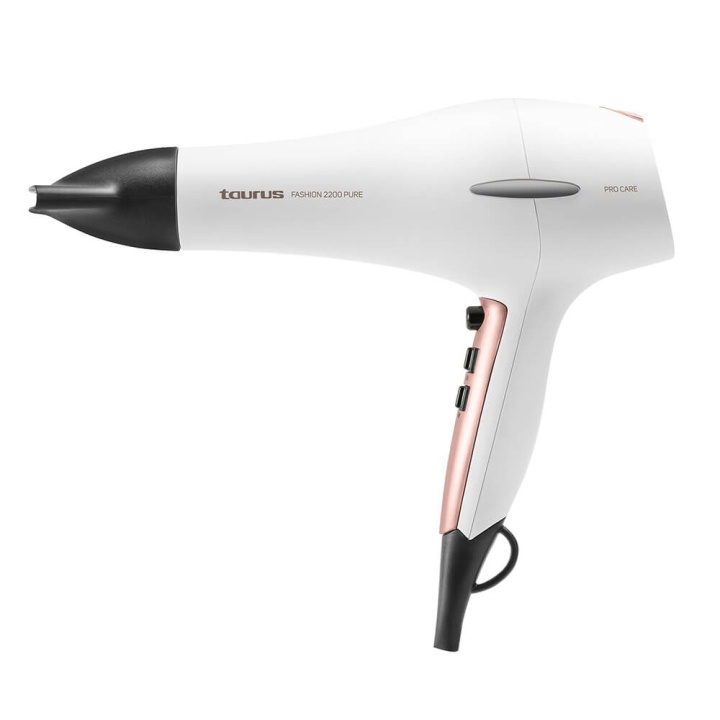 Taurus Hair Dryer Fashion 2200W Pure White in the group BEAUTY & HEALTH / Hair & Styling / Styling Tools / Hair dryer at TP E-commerce Nordic AB (C01768)