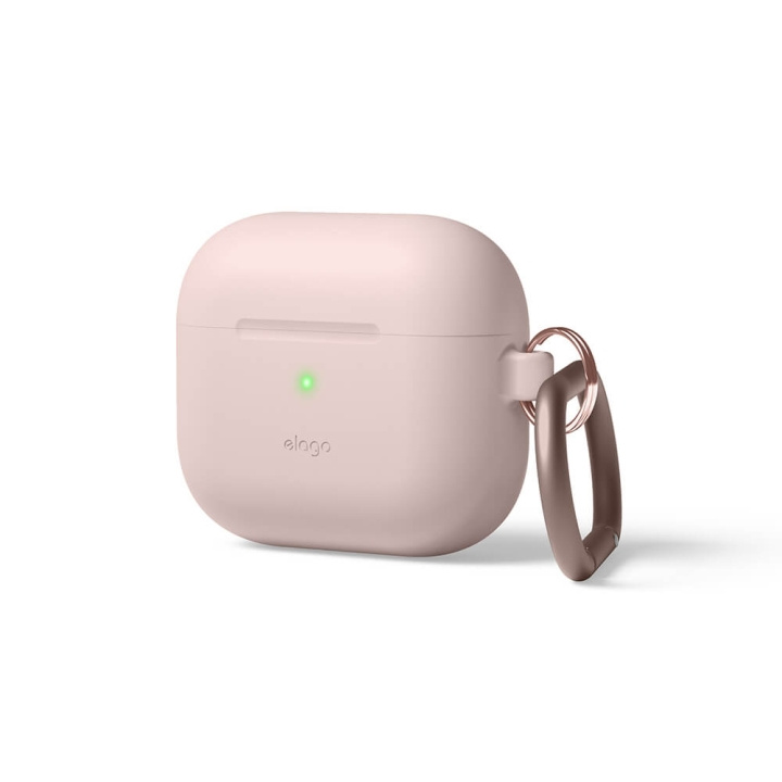 Elago AirPod 3 Hang Silicon Case Sand Pink in the group HOME ELECTRONICS / Audio & Picture / Headphones & Accessories / Accessories at TP E-commerce Nordic AB (C01821)