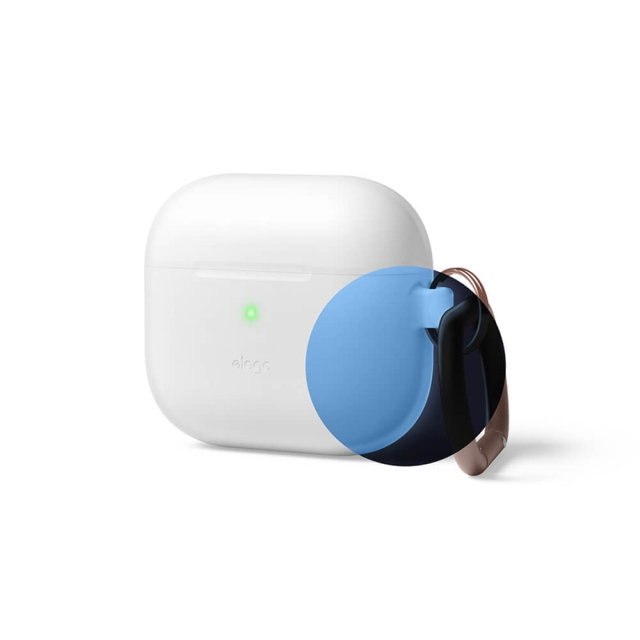 Elago AirPod 3 Hang Silicon Case Nightglow Blue in the group HOME ELECTRONICS / Audio & Picture / Headphones & Accessories / Accessories at TP E-commerce Nordic AB (C01822)