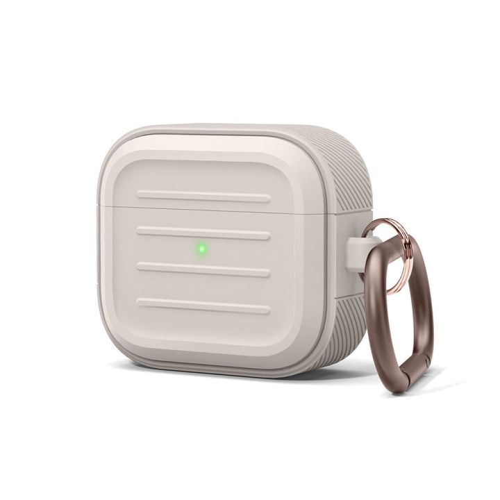Elago AirPod 3 Armor Hang Case Stone in the group HOME ELECTRONICS / Audio & Picture / Headphones & Accessories / Accessories at TP E-commerce Nordic AB (C01828)
