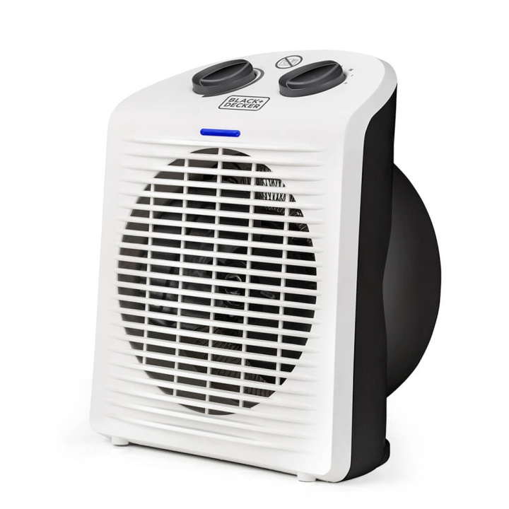 BLACK+DECKER Fan Heater 2000W IP21 White in the group HOME, HOUSEHOLD & GARDEN / Fans & Climate products / Fan heaters at TP E-commerce Nordic AB (C01888)