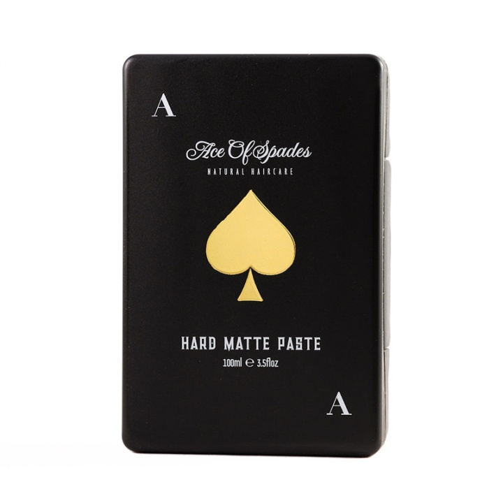 Ace of Spades Natural Haircare Hard Matte Paste 100ml in the group BEAUTY & HEALTH / Hair & Styling / Hair styling / Hair wax at TP E-commerce Nordic AB (C01952)