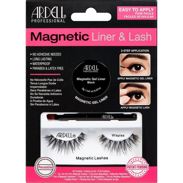 Ardell Magnetic Liner & Lash - Wispies in the group BEAUTY & HEALTH / Makeup / Eyes & Eyebrows / False eyelashes at TP E-commerce Nordic AB (C02010)