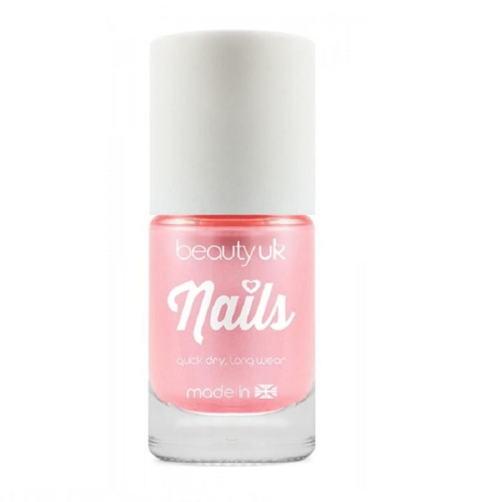 Beauty UK Candy Pearl Nail Polish - Rosa in the group BEAUTY & HEALTH / Manicure / Pedicure / Nail polish at TP E-commerce Nordic AB (C02033)