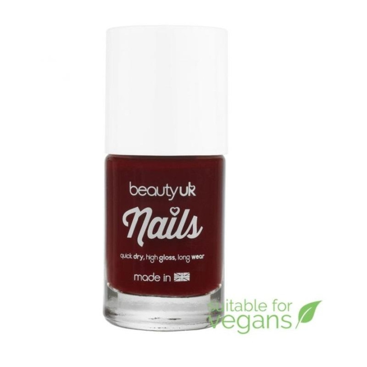 Beauty UK Nail Polish no.21 - Rouge Rendezvous in the group BEAUTY & HEALTH / Manicure / Pedicure / Nail polish at TP E-commerce Nordic AB (C02068)