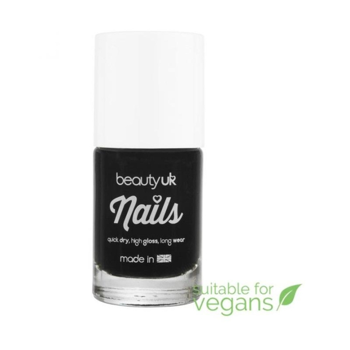 Beauty UK Nail Polish no.22 - Black Out in the group BEAUTY & HEALTH / Manicure / Pedicure / Nail polish at TP E-commerce Nordic AB (C02069)