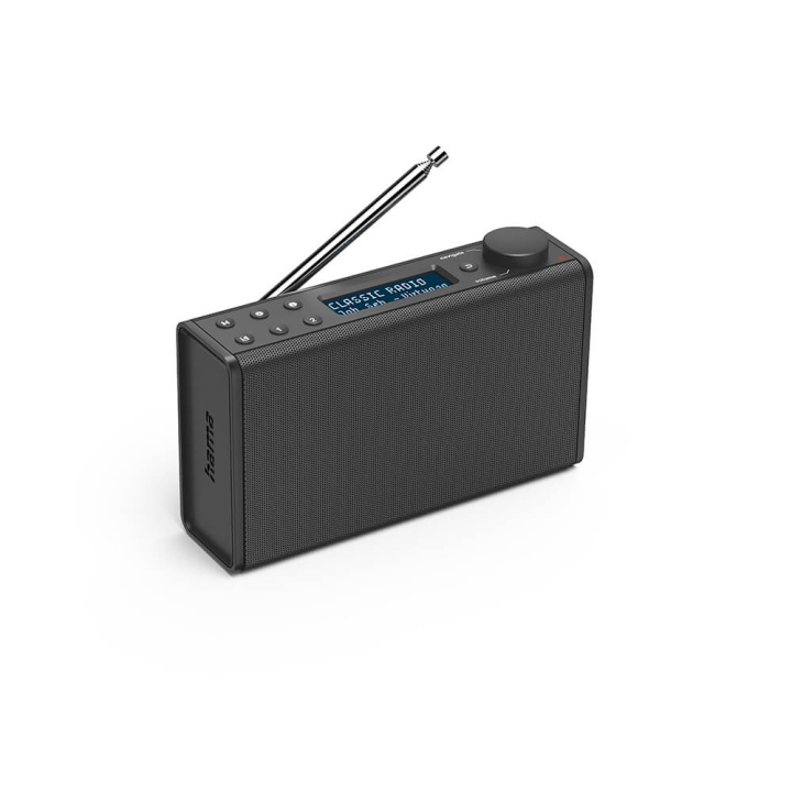 Hama Radio FM/DAB/DAB+ Battery Operation Black in the group HOME ELECTRONICS / Audio & Picture / Home cinema, Hifi & Portable / Radio & Alarm clocks / Radio at TP E-commerce Nordic AB (C02181)