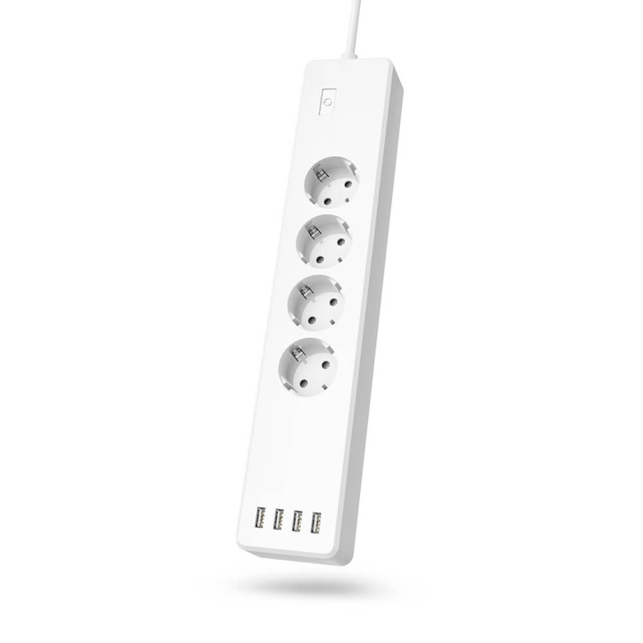 Hama WiFi Power strip 4-way Overload Protection in the group HOME, HOUSEHOLD & GARDEN / Electricity & Lighting / Power strips at TP E-commerce Nordic AB (C02190)