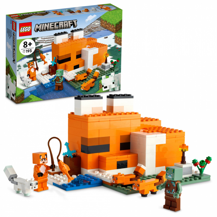 Lego Minecraft - Rävstugan in the group TOYS, KIDS & BABY PRODUCTS / Toys / Building toys / Lego at TP E-commerce Nordic AB (C02275)
