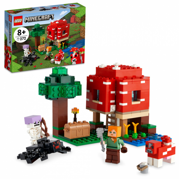 Lego Minecraft - Mushroom House 21179 in the group TOYS, KIDS & BABY PRODUCTS / Toys / Building toys / Lego at TP E-commerce Nordic AB (C02276)