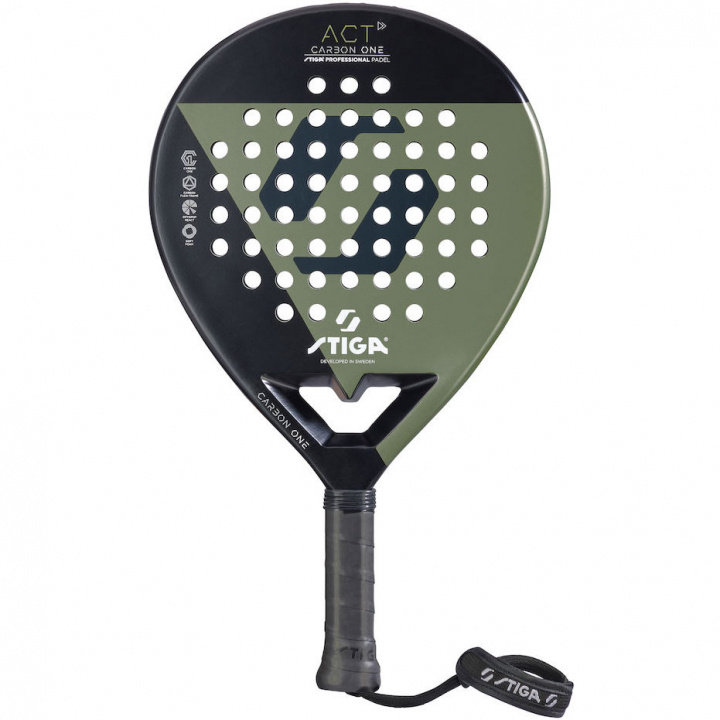Stiga ACT Padelracket Svart/Grön in the group Sport, leisure & Hobby / Sports equipment / Padel rackets at TP E-commerce Nordic AB (C02282)