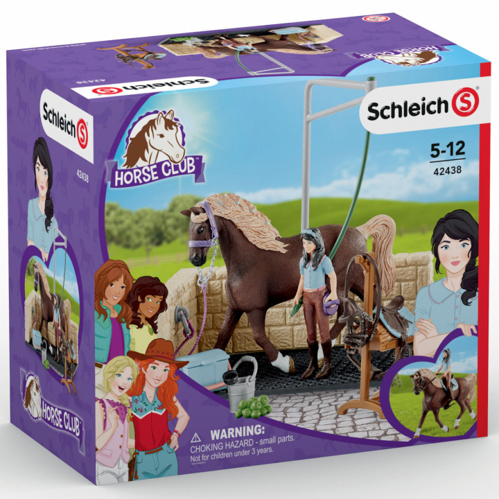 Schleich Washing area with Horse Club Emily & Luna in the group TOYS, KIDS & BABY PRODUCTS / Toys / Figures, Miniatures & accessories at TP E-commerce Nordic AB (C02404)