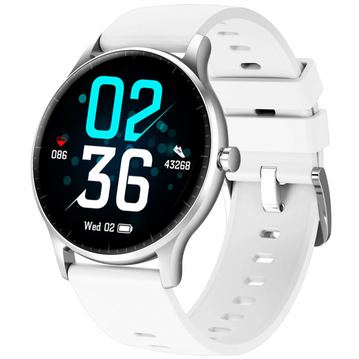 Denver Smartwatch HR IP67 Vit in the group Sport, leisure & Hobby / Smartwatch & Activity trackers / Smartwatches at TP E-commerce Nordic AB (C02545)