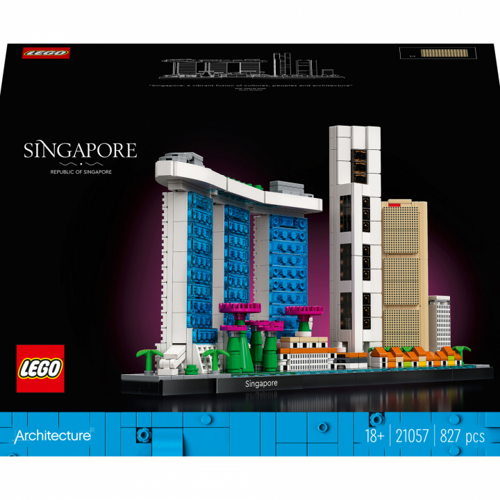 LEGO Architecture - Singapore in the group TOYS, KIDS & BABY PRODUCTS / Toys / Building toys / Lego at TP E-commerce Nordic AB (C02692)