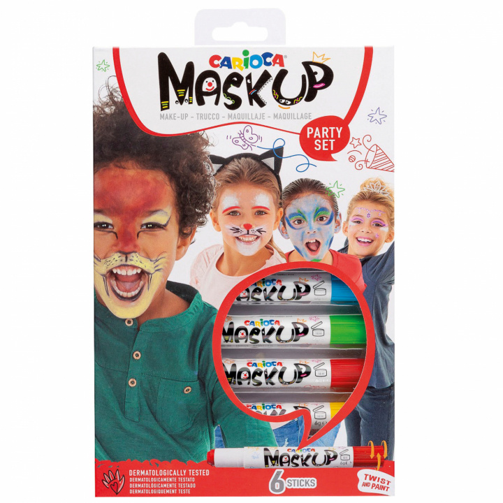 Carioca Mask up Classic 6-pack in the group TOYS, KIDS & BABY PRODUCTS / Toys / Masquerade costumes at TP E-commerce Nordic AB (C02722)