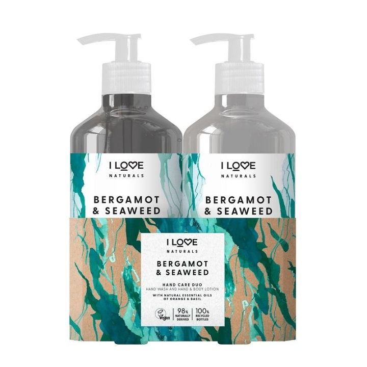 Giftset I Love Naturals Hand Care Duo Bergamot & Seaweed in the group BEAUTY & HEALTH / Manicure / Pedicure / Hand Creams at TP E-commerce Nordic AB (C02780)
