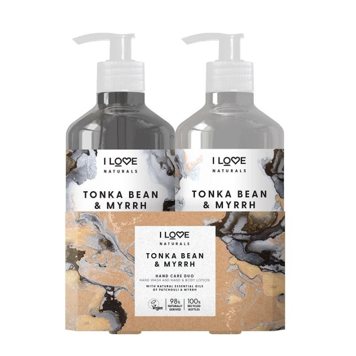 Giftset I Love Naturals Hand Care Duo Tonka Bean & Myrrh in the group BEAUTY & HEALTH / Manicure / Pedicure / Hand Creams at TP E-commerce Nordic AB (C02781)
