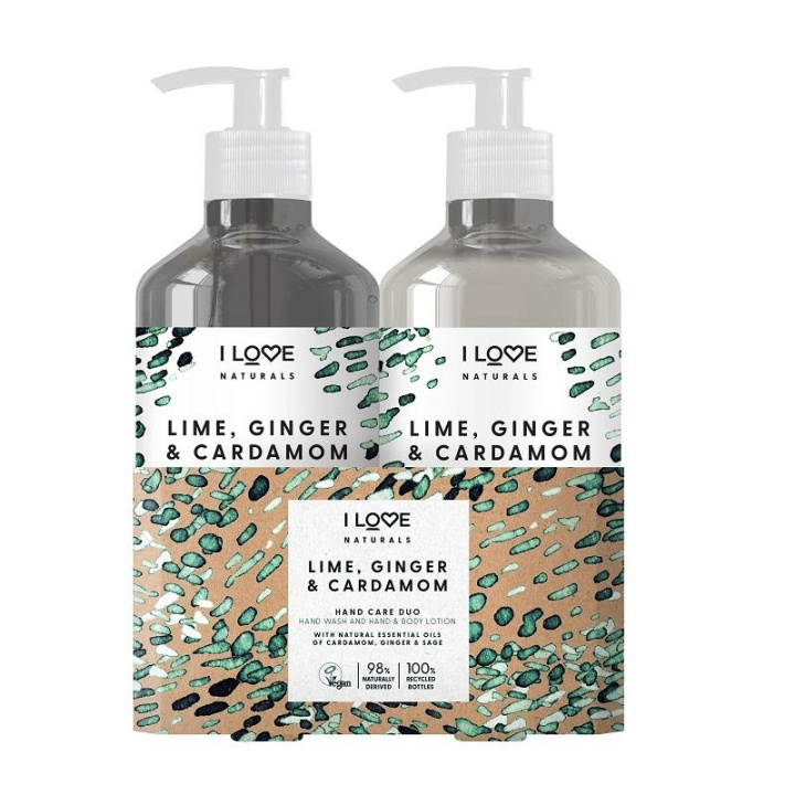 Giftset I Love Naturals Hand Care Duo Ginger & Cardamom in the group BEAUTY & HEALTH / Manicure / Pedicure / Hand Creams at TP E-commerce Nordic AB (C02783)